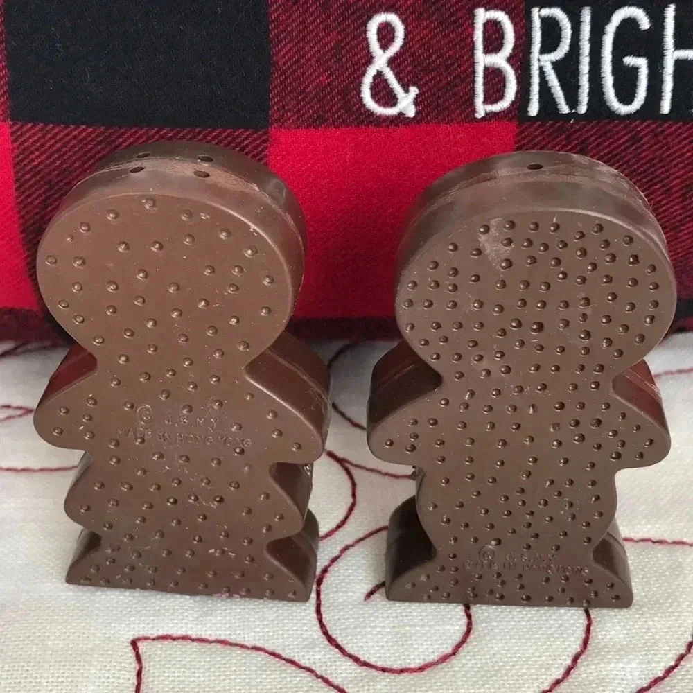 Vintage Gingerbread Man Salt & Pepper Shaker